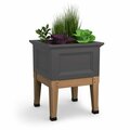 Mayne Fairfield 24x24 Elevated Garden Bed - Graphite Grey 4888-GRG